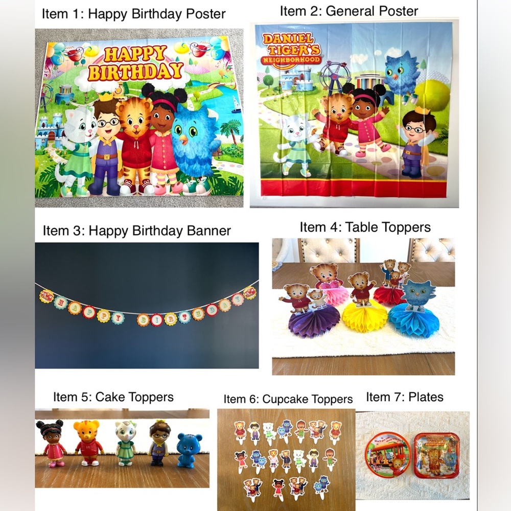 Daniel Tiger Birthday Party Kit